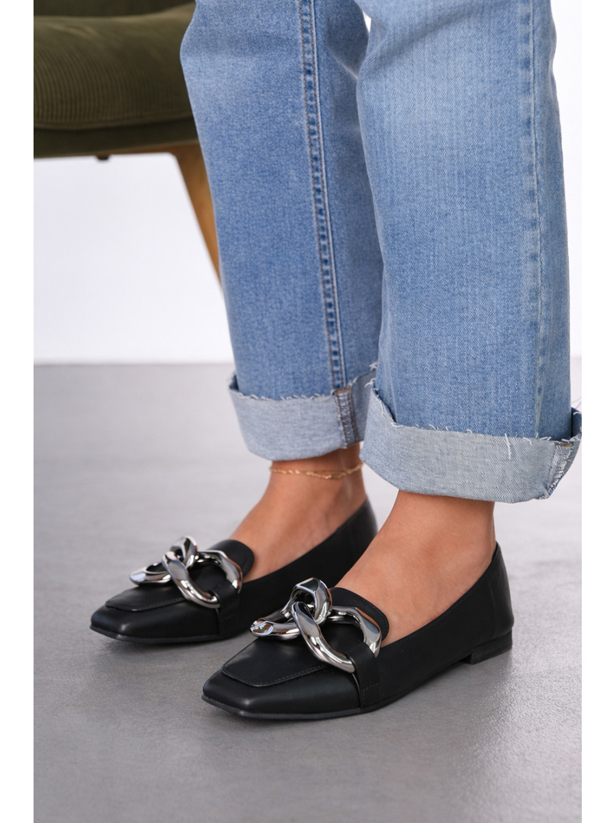 Балетки женские черного цвета 5601-18 211923C