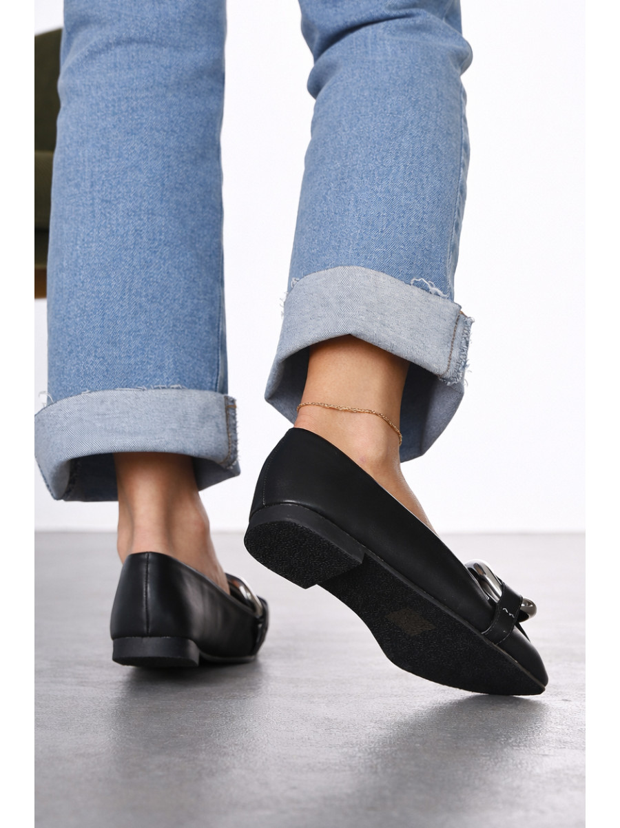 Балетки женские черного цвета 5601-18 211923C