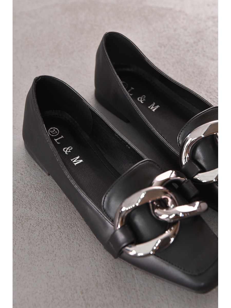 Балетки женские черного цвета 5601-18 211923C