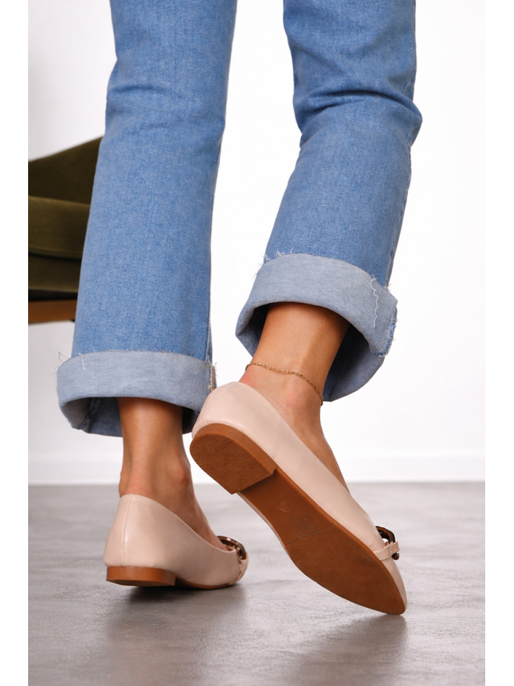 Балетки женские бежевого цвета 5601-26 211924C