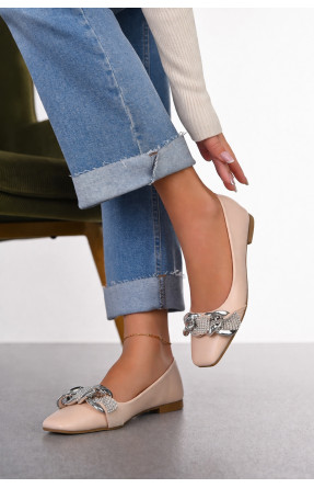 Балетки женские бежевого цвета 5601-17 211926C