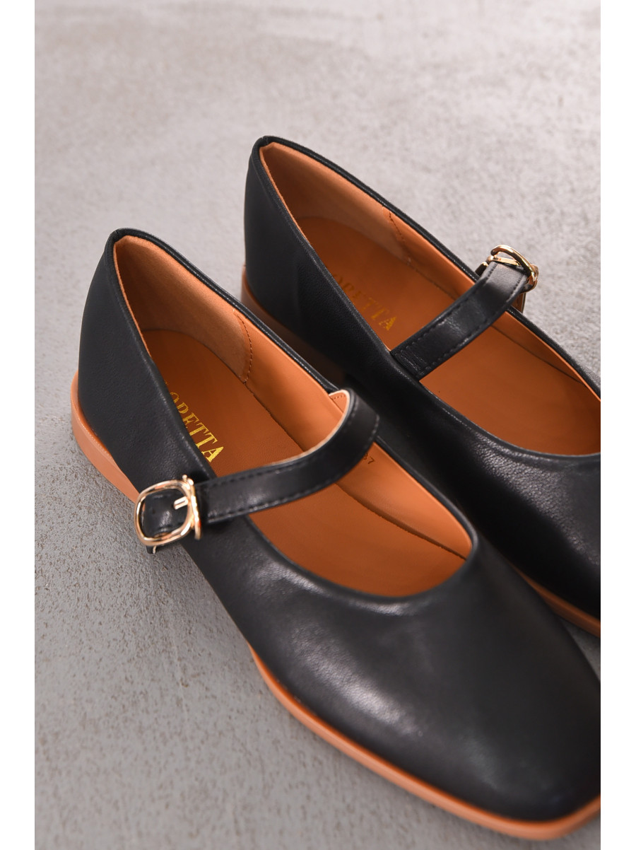 Балетки женские черного цвета R007 211931C