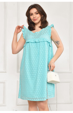 Сарафан женский однотонный мятного цвета 6058 211946C Сарафан женский однотонный мятного цвета 6058 211946C