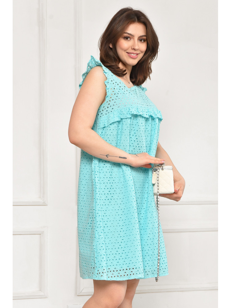 Сарафан женский однотонный мятного цвета 6058 211946C