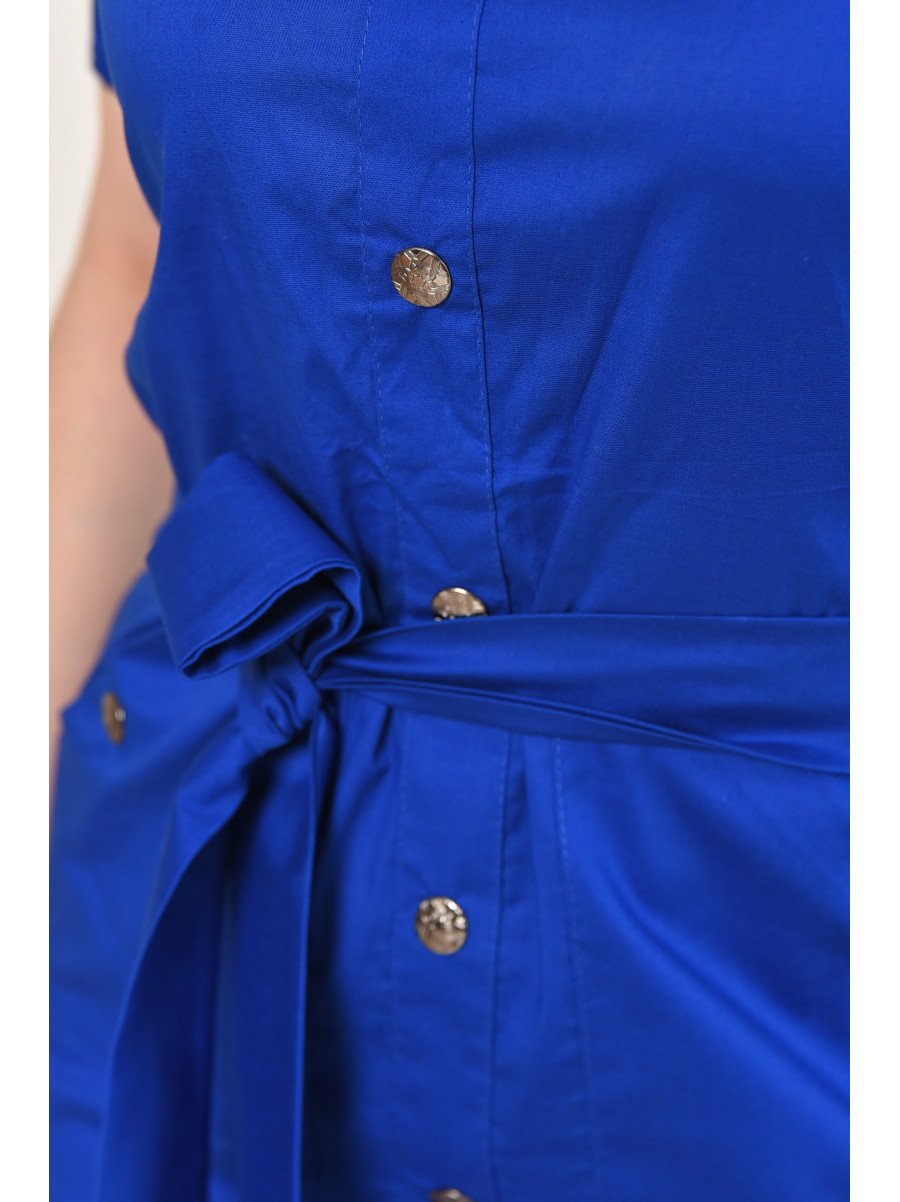 Платье женское однотонное тёмно-синего цвета 6025 211951C