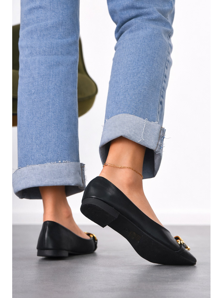 Балетки женские черного цвета 5601-1 211952C