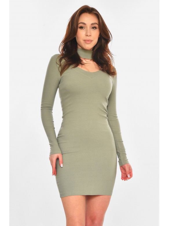 Сукня жіноча однотонна м'ятного кольору 6014 211963C