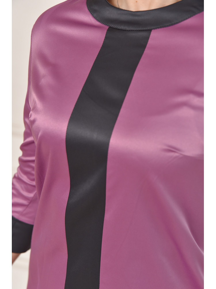 Платье женское однотонное сиреневого цвета 600 211969C