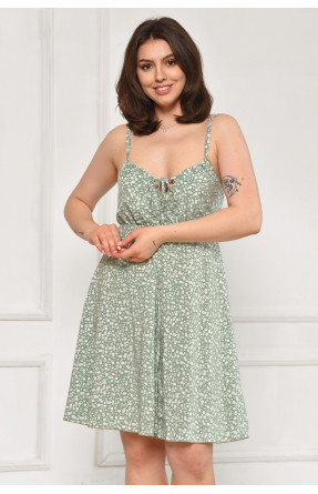 Сарафан женский зелёного цвета с принтом 6200 211979C