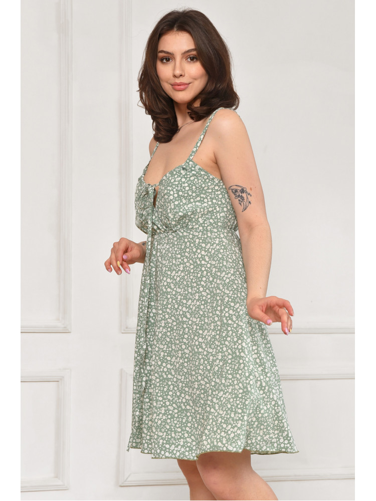 Сарафан женский зелёного цвета с принтом 6200 211979C