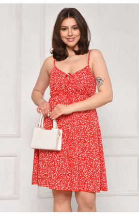 Сарафан женский красного цвета с принтом 6200 211981C