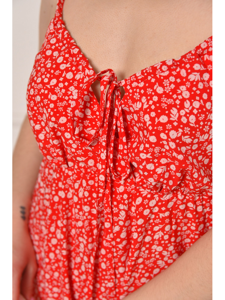 Сарафан женский красного цвета с принтом 6200 211981C