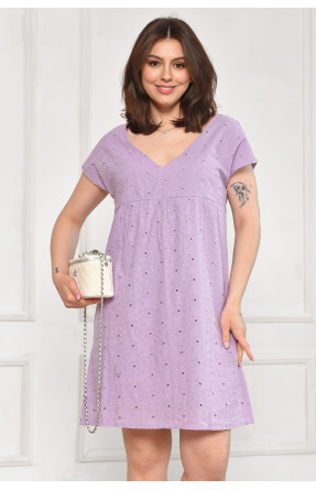 Сарафан женский однотонный сиреневого цвета 6054 211986C Сарафан женский однотонный сиреневого цвета 6054 211986C