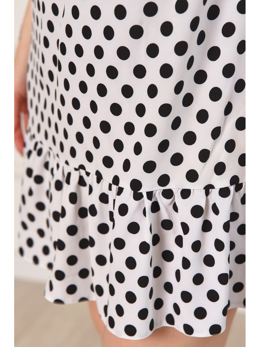 Платье женское белого цвета с принтом 6048 212000C