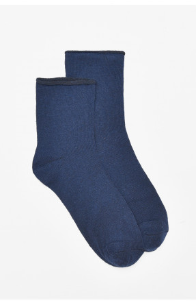 Шкарпетки чоловічі медичні демісезонні темно-синього кольору 212002C