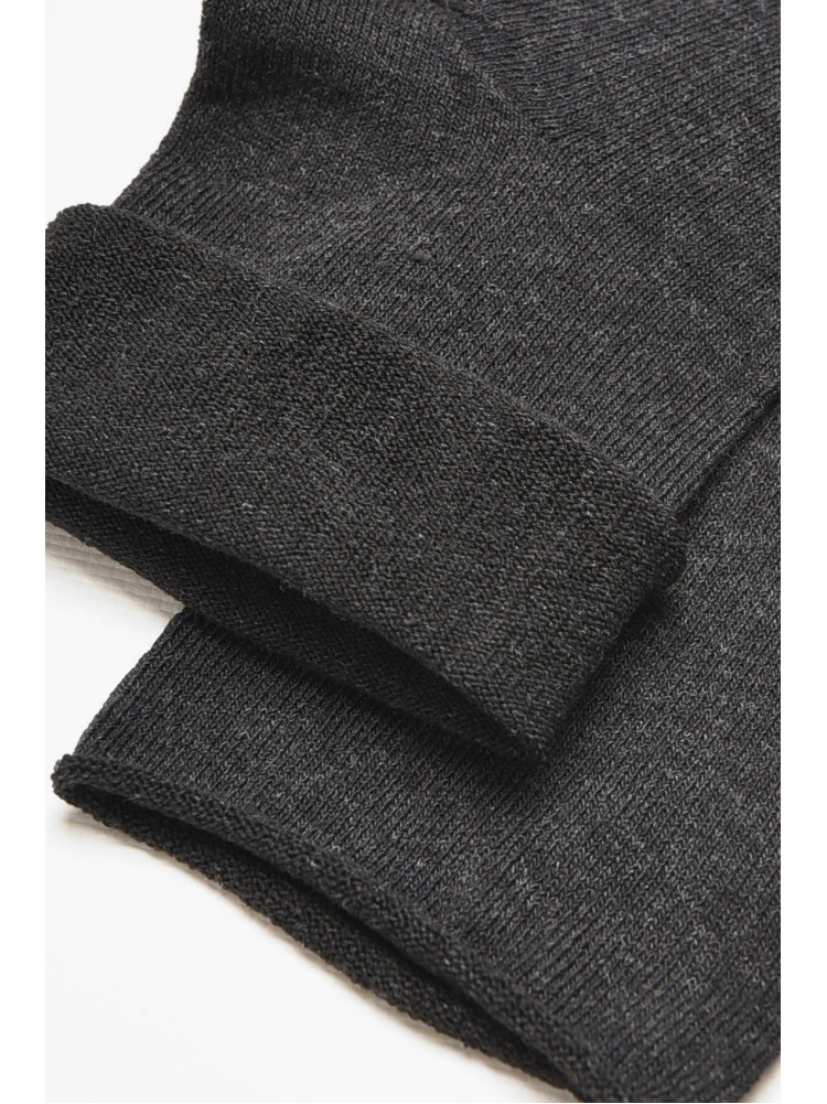 Шкарпетки чоловічі медичні демісезонні темно-сірого кольору 212003C