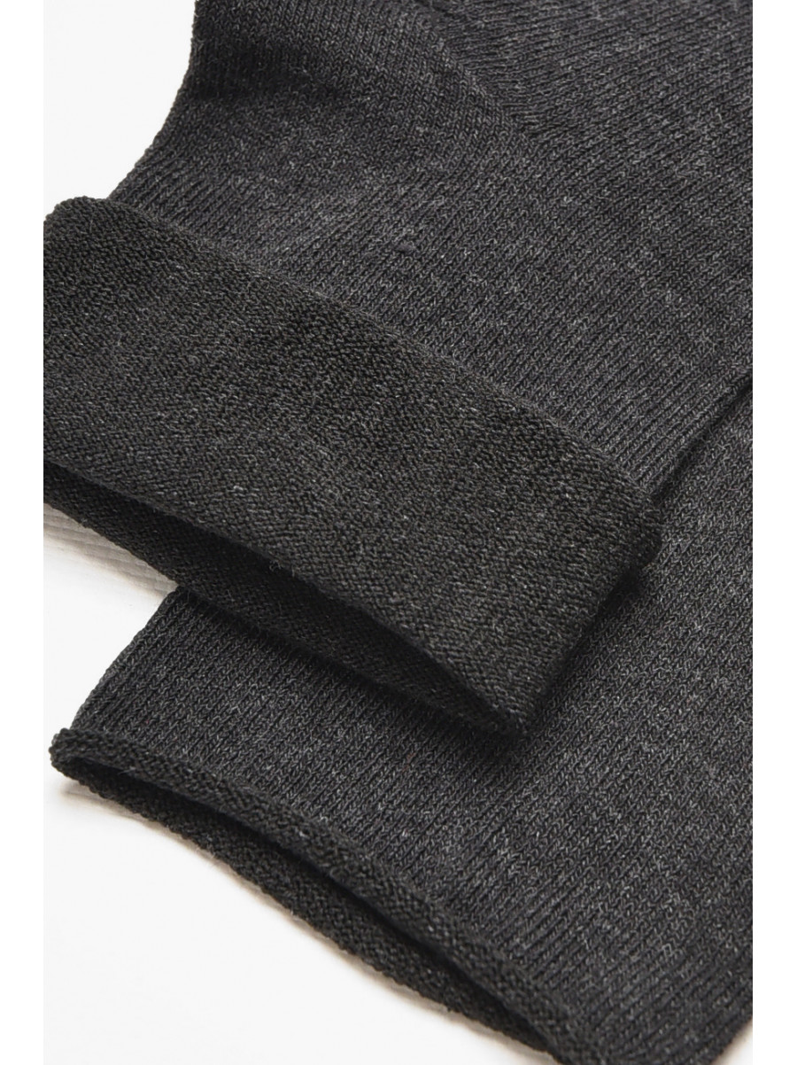 Шкарпетки чоловічі медичні демісезонні темно-сірого кольору 212003C