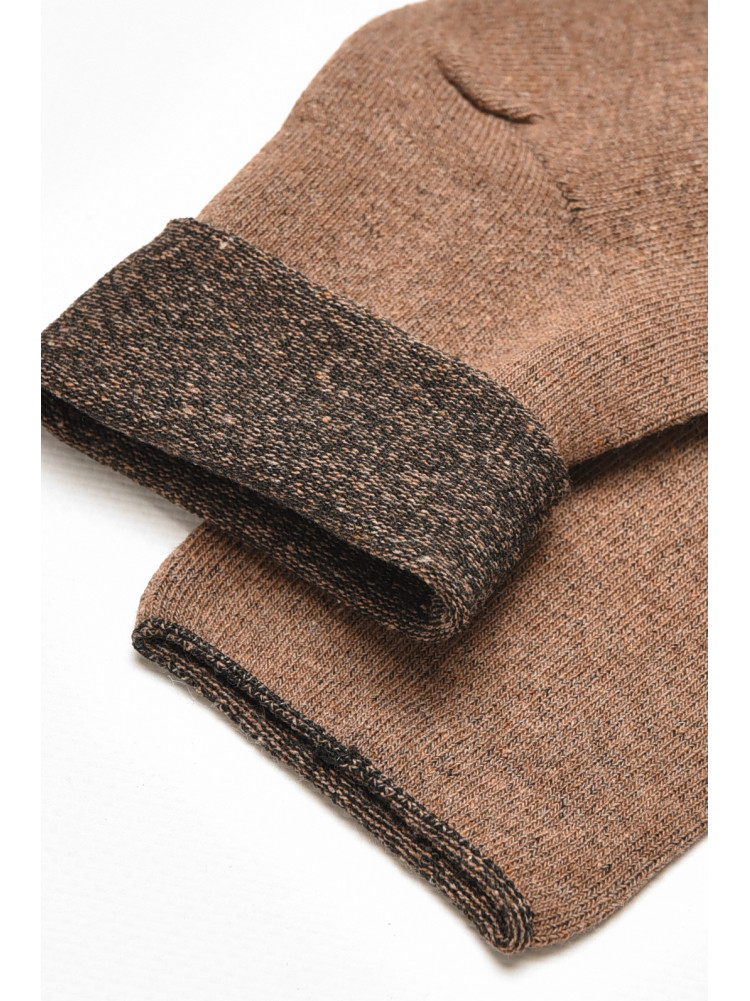 Шкарпетки чоловічі медичні демісезонні коричневого кольору 212005C