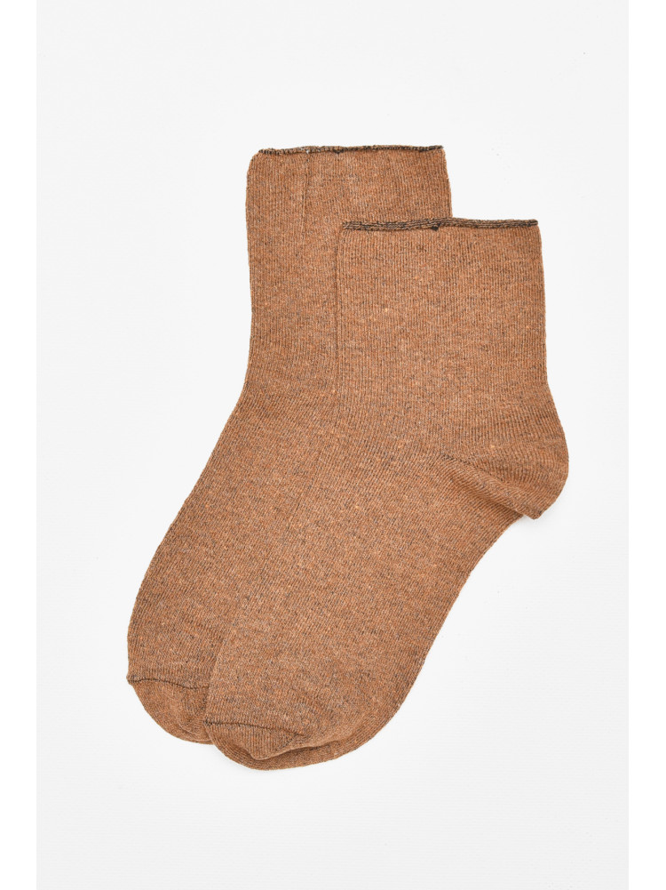Шкарпетки жіночі медичні демісезонні коричневого кольору 212006C
