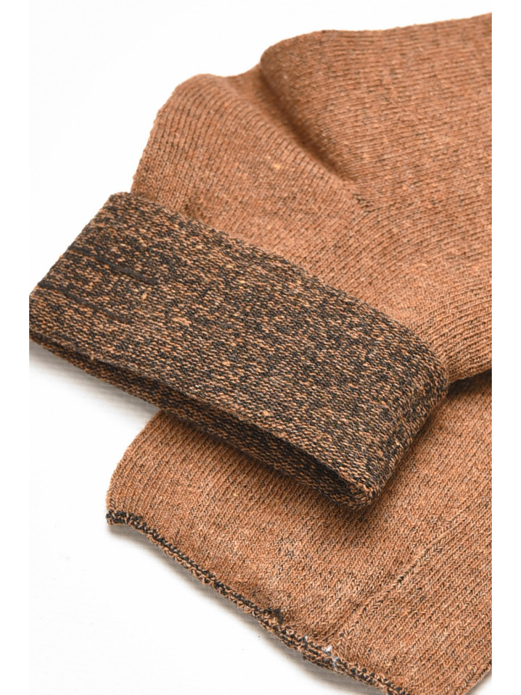 Шкарпетки жіночі медичні демісезонні коричневого кольору 212006C