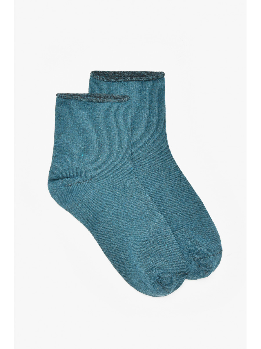 Шкарпетки жіночі медичні демісезонні зеленого кольору 212007C