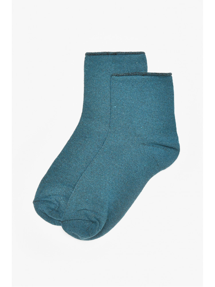 Шкарпетки жіночі медичні демісезонні зеленого кольору 212007C