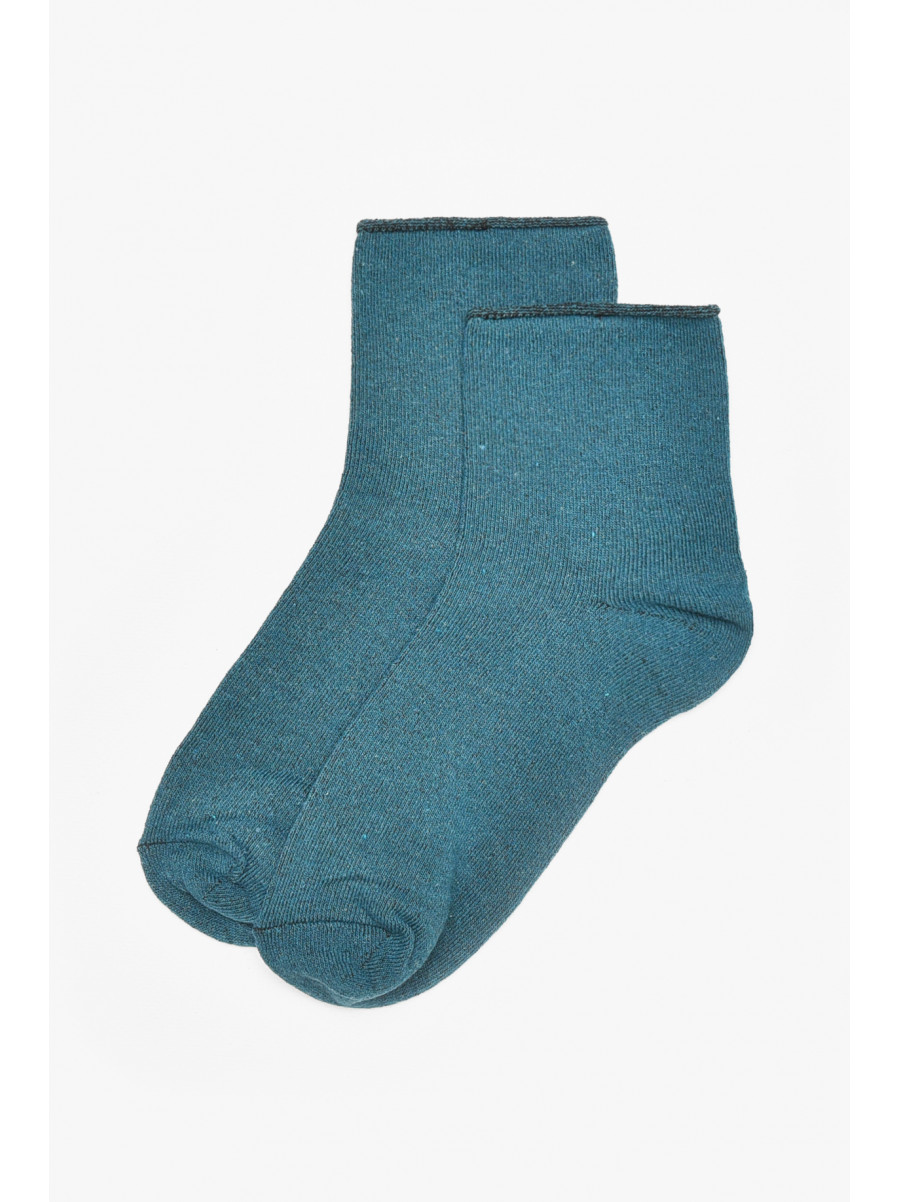 Шкарпетки жіночі медичні демісезонні зеленого кольору 212007C