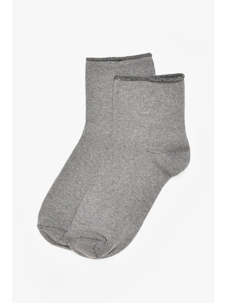 Шкарпетки жіночі медичні демісезонні сірого кольору 212009C