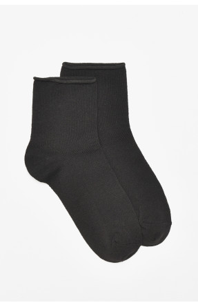 Шкарпетки жіночі медичні демісезонні чорного кольору 212010C