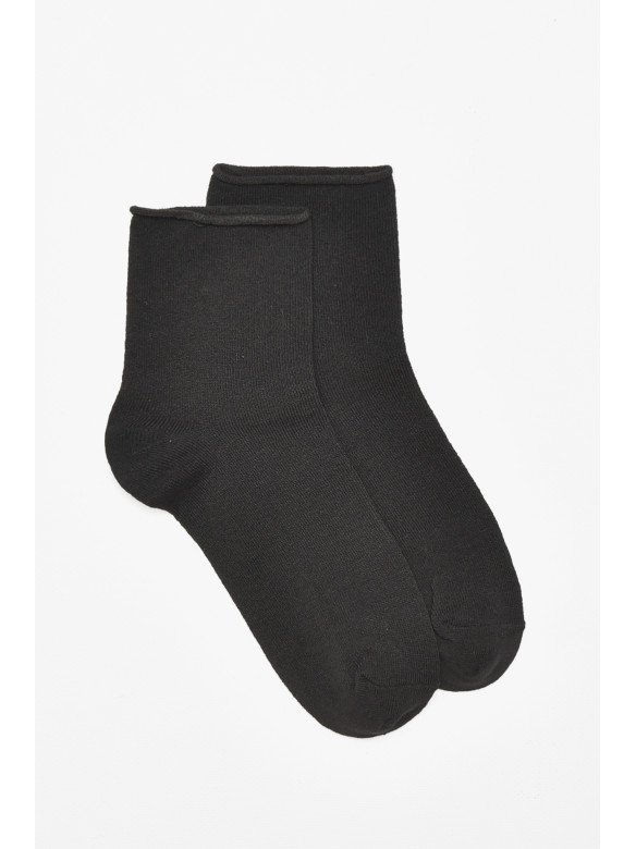 Шкарпетки жіночі медичні демісезонні чорного кольору 212010C