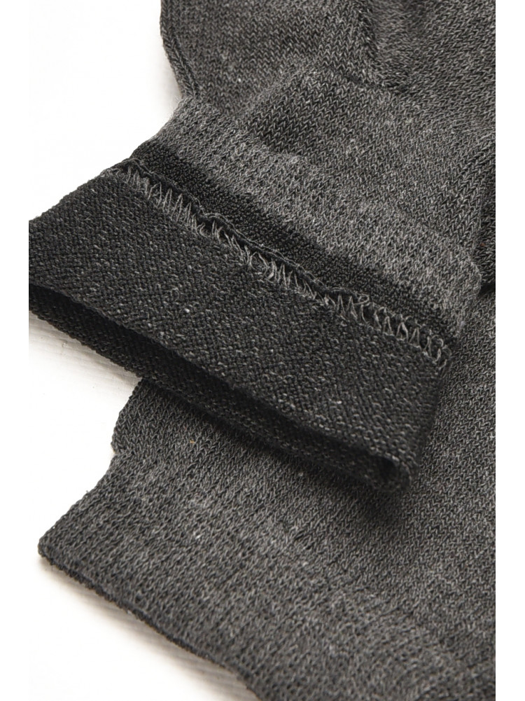 Шкарпетки чоловічі демісезонні темно-сірого кольору 212014C