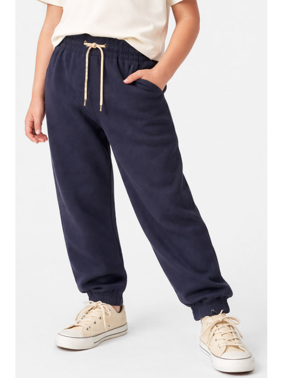 Штаны детские вельветовые для девочки серого цвета 311 212018C