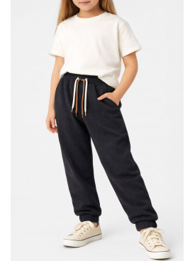 Штани дитячі вельветові для дівчинки чорного кольору 311 212019C