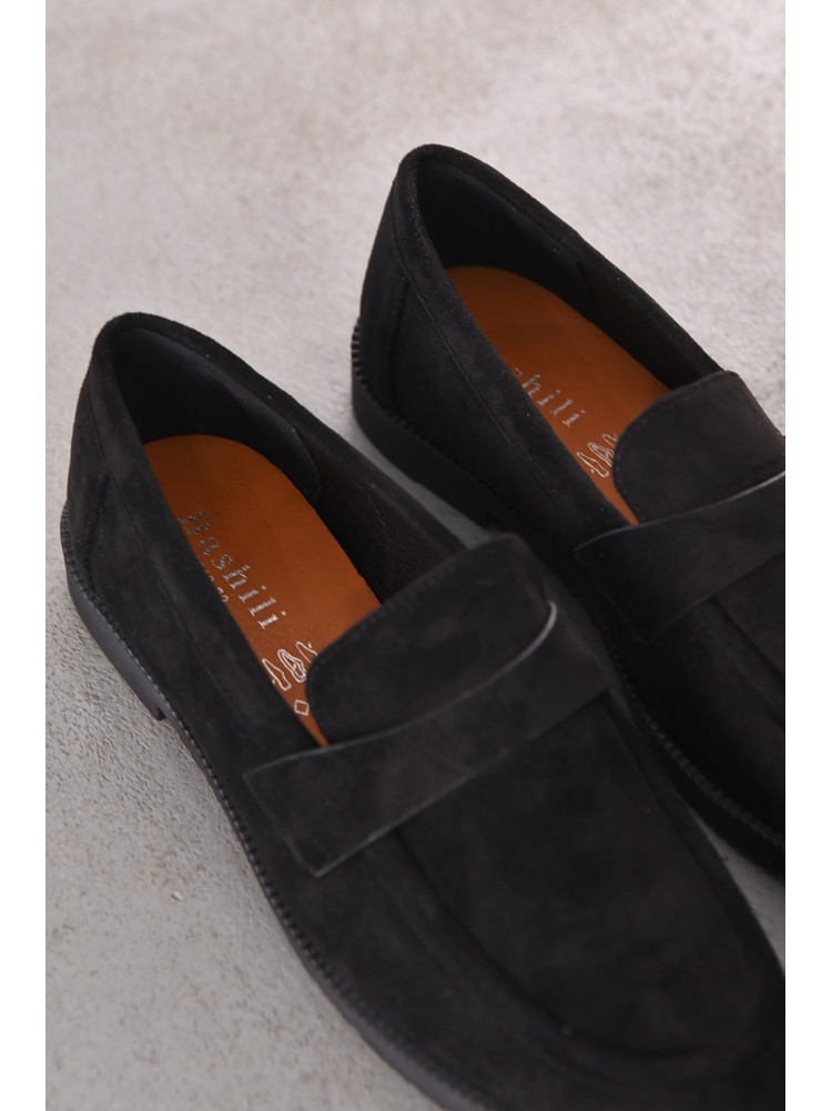 Туфли-лоферы женские черного цвета 6548-22 212020C