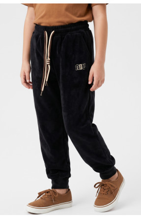 Штани дитячі вельветові для дівчинки чорного кольору 312-2 212025C