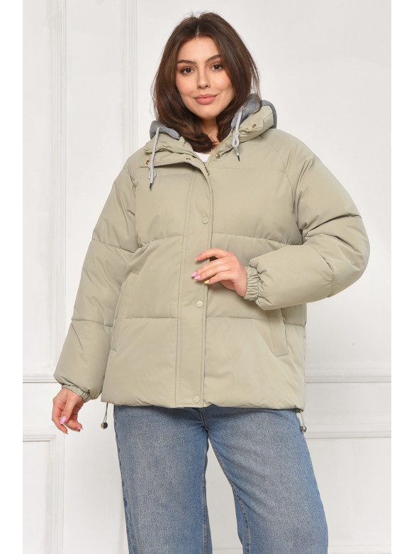 Куртка женская демисезонная мятного цвета 167 212030C
