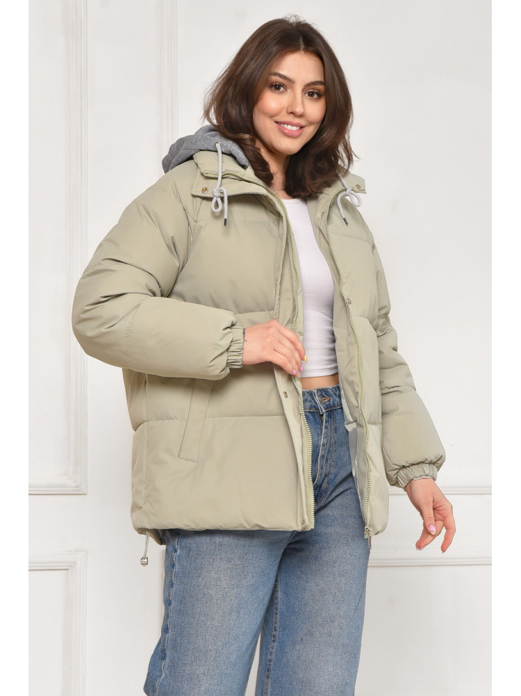 Куртка женская демисезонная мятного цвета 167 212030C