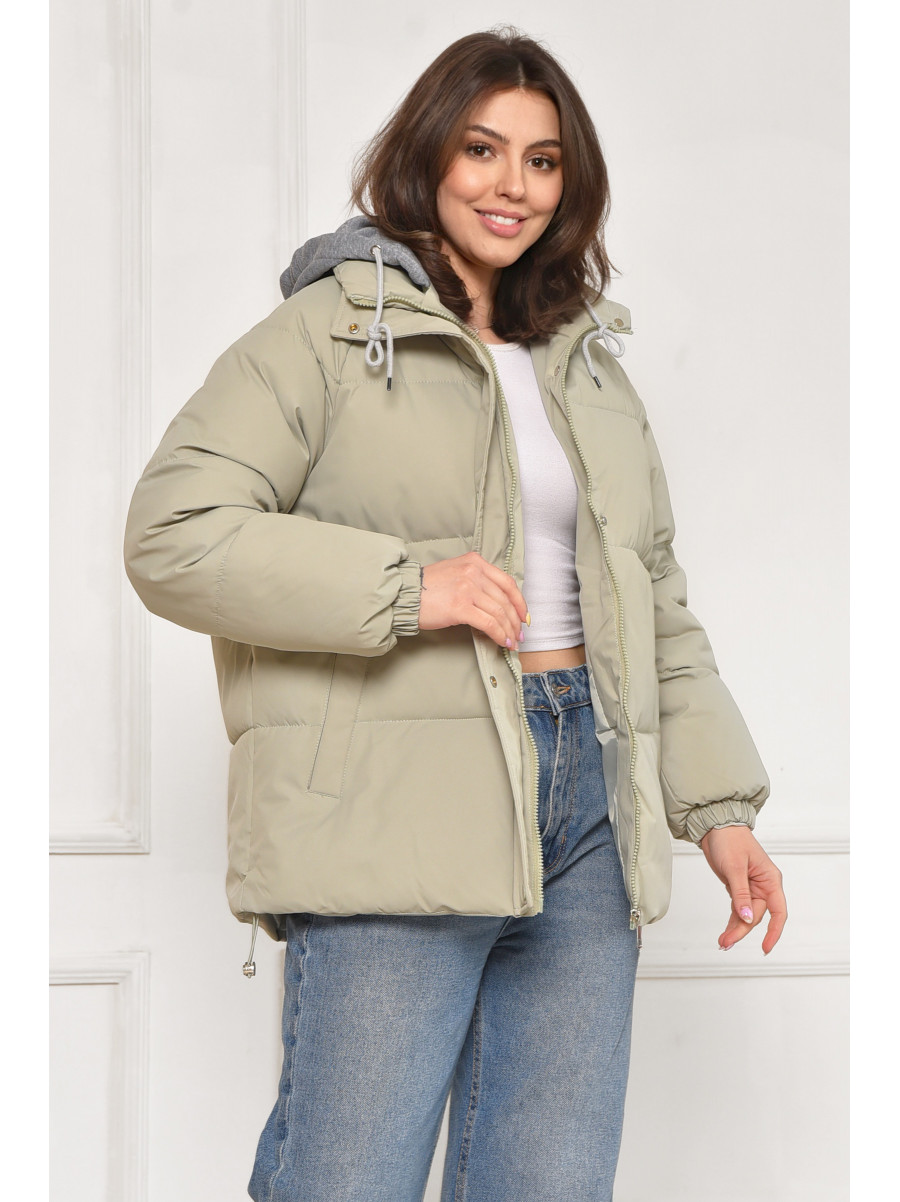Куртка женская демисезонная мятного цвета 167 212030C
