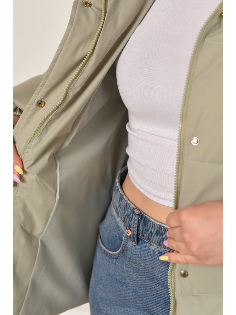 Куртка женская демисезонная мятного цвета 167 212030C