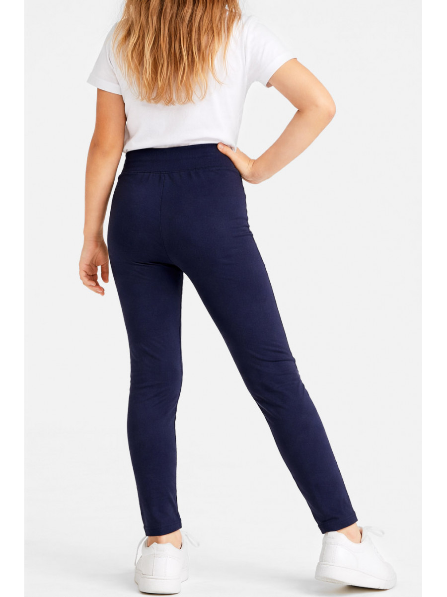 Лосини дитячі для дівчинки темно-синього кольору 436-2 212035C