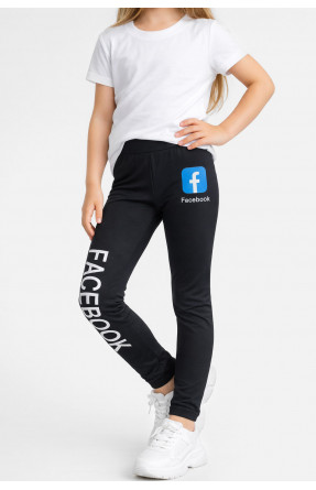 Лосини дитячі для дівчинки чорного кольору 436-2 212036C