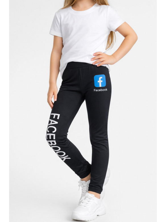 Лосини дитячі для дівчинки чорного кольору 436-2 212036C