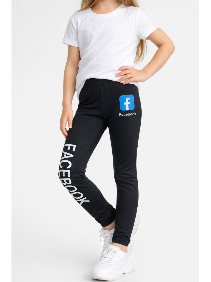 Лосини дитячі для дівчинки чорного кольору 436-2 212036C