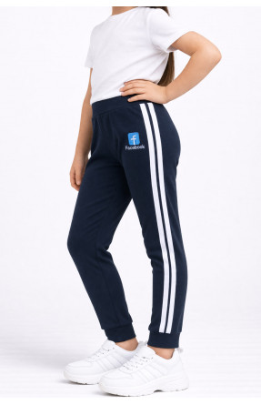 Лосини дитячі для дівчинки темно-синього кольору 470-1 212037C