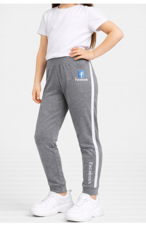 Лосини дитячі для дівчинки сірого кольору 470-1 212038C