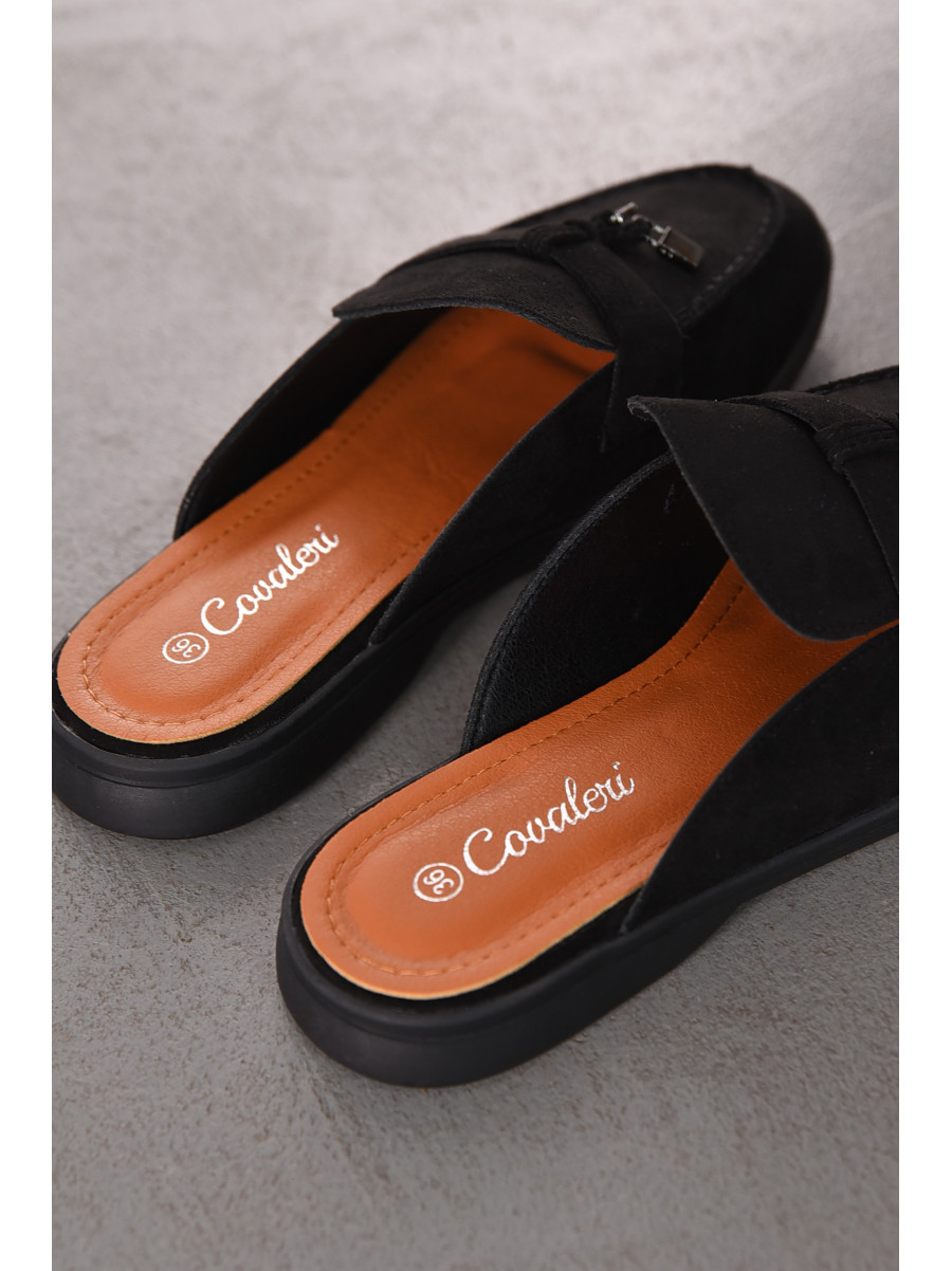 Мюли женские черного цвета в26121-1 212041C