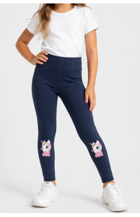 Лосини дитячі для дівчинки синього кольору 436-5 212043C