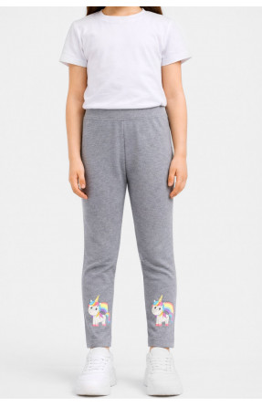 Лосини дитячі для дівчинки сірого кольору 436-5 212044C