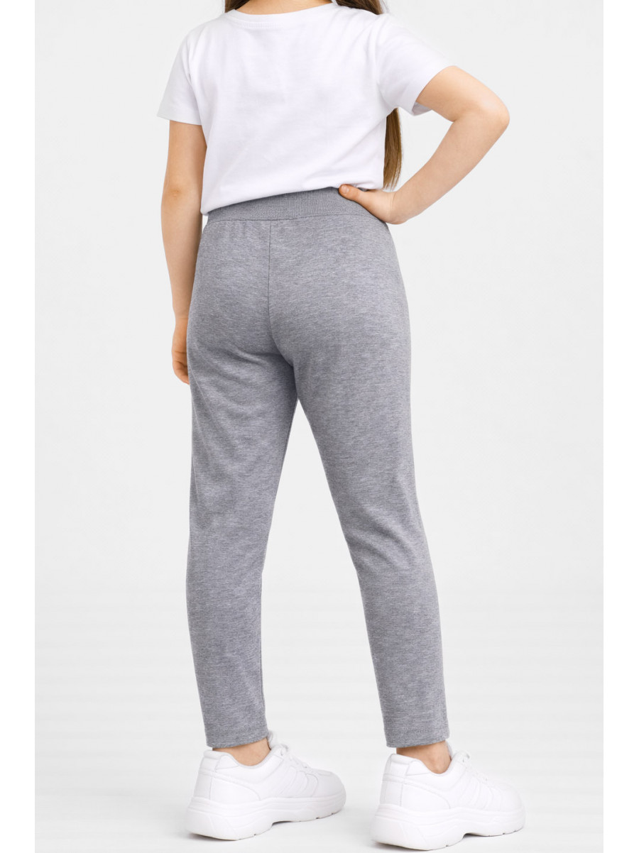Лосини дитячі для дівчинки сірого кольору 436-5 212044C
