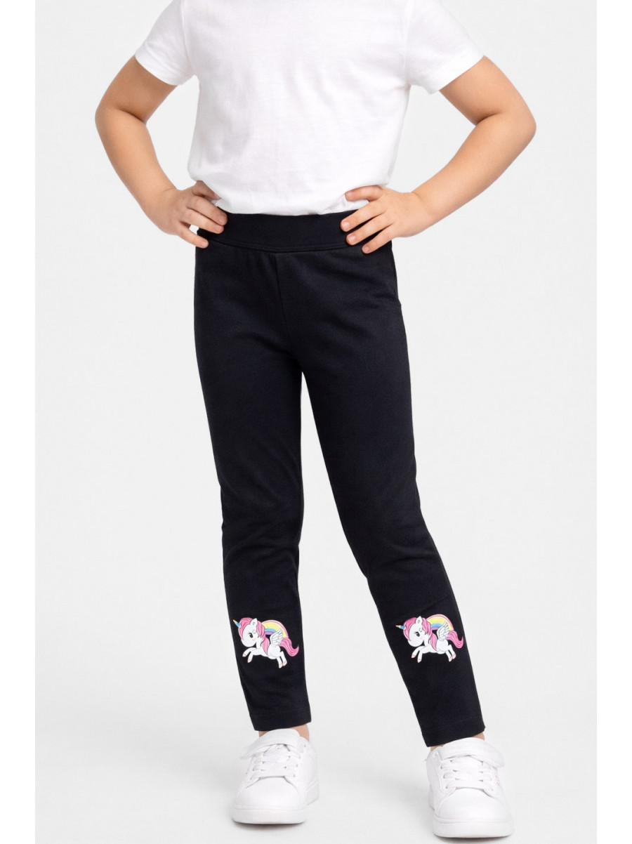 Лосини дитячі для дівчинки чорного кольору 436-5 212045C